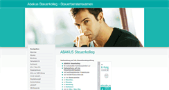 Desktop Screenshot of abakus-steuerkolleg.de